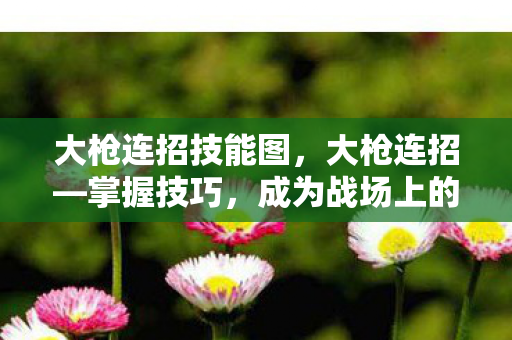 大枪连招技能图，大枪连招—掌握技巧，成为战场上的霸主