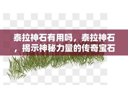 泰拉神石有用吗，泰拉神石，揭示神秘力量的传奇宝石