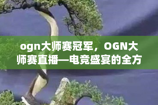 ogn大师赛冠军，OGN大师赛直播—电竞盛宴的全方位解读