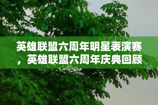 英雄联盟六周年明星表演赛，英雄联盟六周年庆典回顾与展望