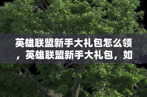英雄联盟新手大礼包怎么领，英雄联盟新手大礼包，如何快速融入这个充满英雄的世界？