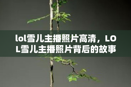 lol雪儿主播照片高清，LOL雪儿主播照片背后的故事