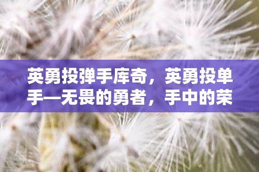 英勇投弹手库奇，英勇投单手—无畏的勇者，手中的荣光