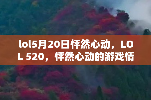 lol5月20日怦然心动，LOL 520，怦然心动的游戏情缘