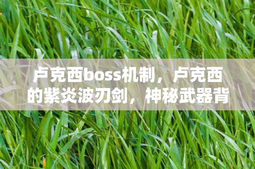 卢克西boss机制，卢克西的紫炎波刃剑，神秘武器背后的传说