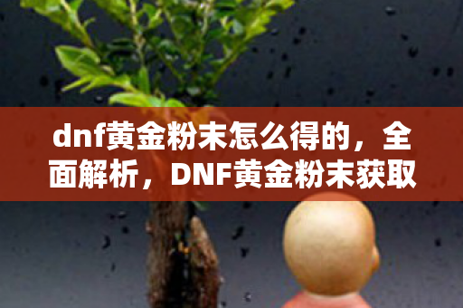 dnf黄金粉末怎么得的，全面解析，DNF黄金粉末获取攻略