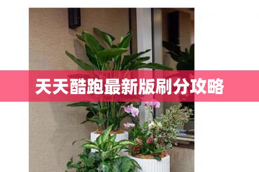 天天酷跑最新版刷分攻略