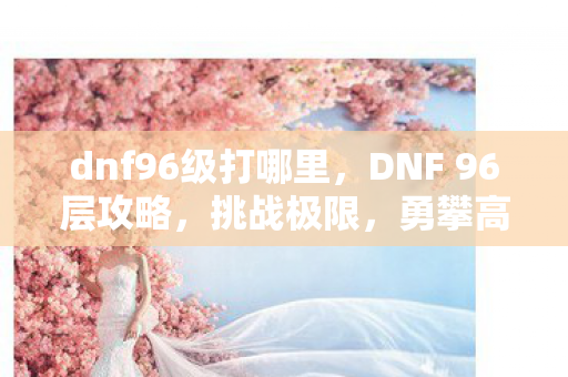 dnf96级打哪里，DNF 96层攻略，挑战极限，勇攀高峰！