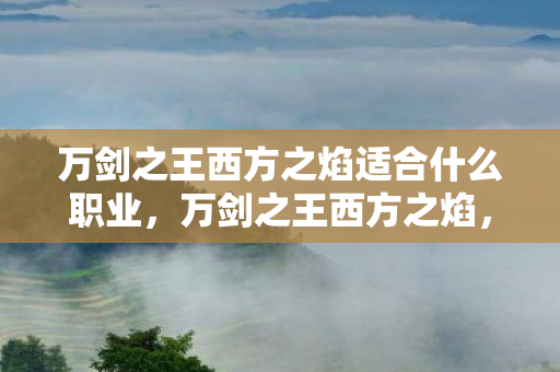 万剑之王西方之焰适合什么职业，万剑之王西方之焰，探寻剑术巅峰与传奇故事
