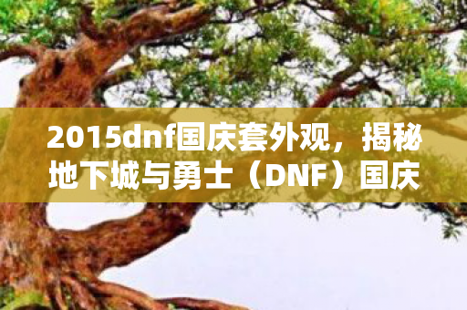 2015dnf国庆套外观，揭秘地下城与勇士（DNF）国庆套，装备与福利的双重盛宴