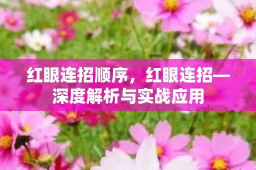 红眼连招顺序，红眼连招—深度解析与实战应用