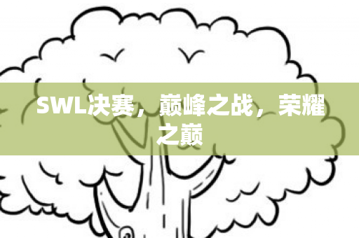 SWL决赛，巅峰之战，荣耀之巅