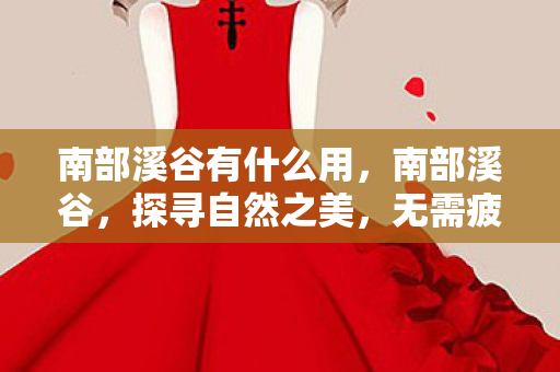 南部溪谷有什么用，南部溪谷，探寻自然之美，无需疲劳之旅