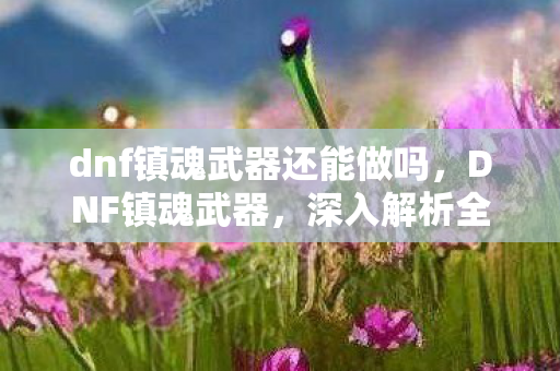 dnf镇魂武器还能做吗，DNF镇魂武器，深入解析全新神器