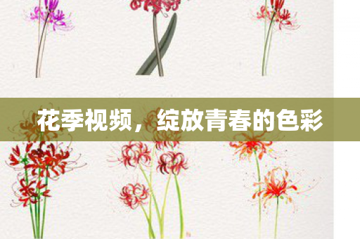 花季视频，绽放青春的色彩