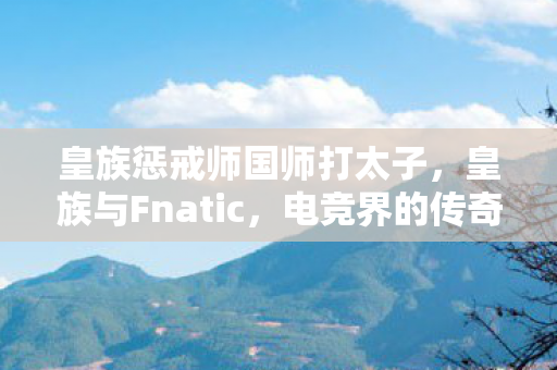 皇族惩戒师国师打太子，皇族与Fnatic，电竞界的传奇对决