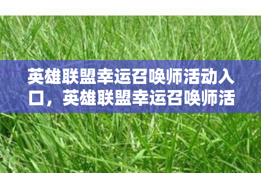 英雄联盟幸运召唤师活动入口，英雄联盟幸运召唤师活动，揭秘背后的秘密与真实体验