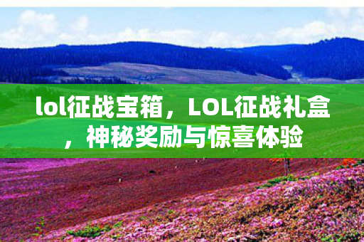 lol征战宝箱，LOL征战礼盒，神秘奖励与惊喜体验