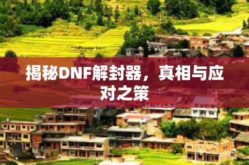 揭秘DNF解封器，真相与应对之策