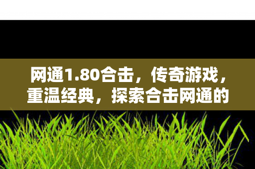 网通1.80合击，传奇游戏，重温经典，探索合击网通的魅力