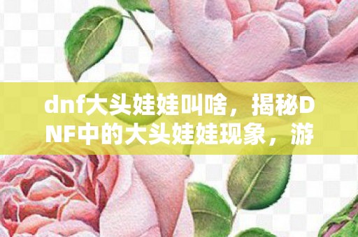 dnf大头娃娃叫啥，揭秘DNF中的大头娃娃现象，游戏背后的故事与启示