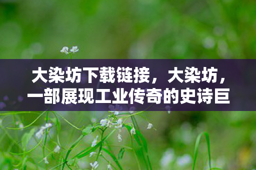 大染坊下载链接，大染坊，一部展现工业传奇的史诗巨作