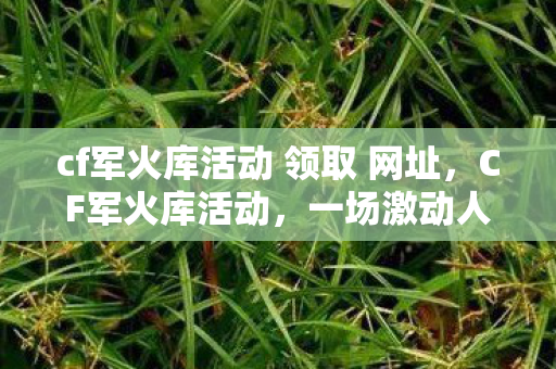 cf军火库活动 领取 网址，CF军火库活动，一场激动人心的盛宴