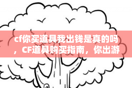 cf你买道具我出钱是真的吗，CF道具购买指南，你出游戏乐趣，我出道具费用