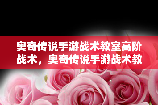 奥奇传说手游战术教室高阶战术，奥奇传说手游战术教室，策略、技巧与实战解析