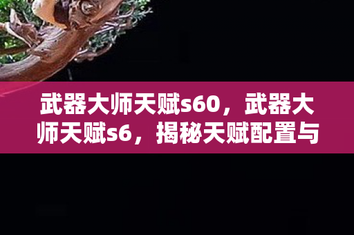 武器大师天赋s60，武器大师天赋s6，揭秘天赋配置与技能进阶的秘密