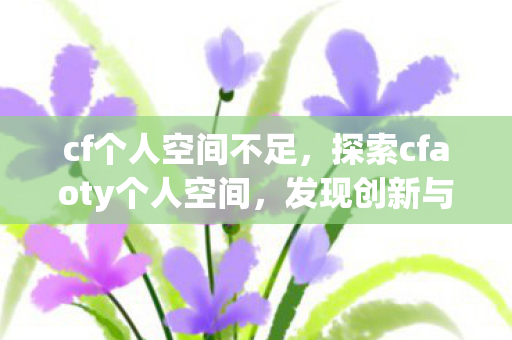 cf个人空间不足，探索cfaoty个人空间，发现创新与成长的独特魅力