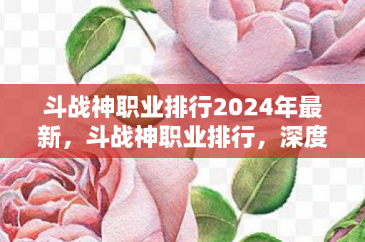 斗战神职业排行2024年最新，斗战神职业排行，深度解析各职业特点与优劣
