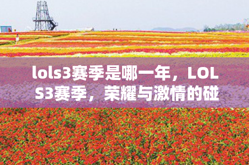 lols3赛季是哪一年，LOL S3赛季，荣耀与激情的碰撞