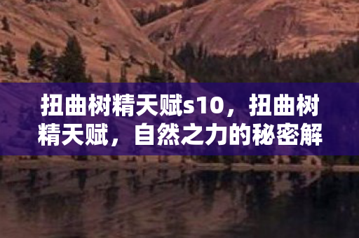 扭曲树精天赋s10，扭曲树精天赋，自然之力的秘密解读