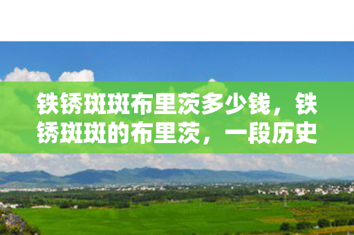 铁锈斑斑布里茨多少钱，铁锈斑斑的布里茨，一段历史的痕迹与文化的印记