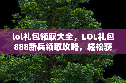 lol礼包领取大全，LOL礼包888新兵领取攻略，轻松获取丰厚奖励！