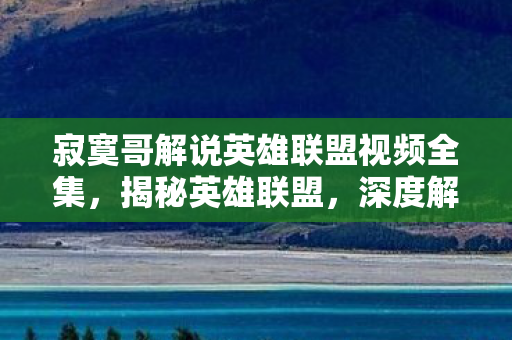 寂寞哥解说英雄联盟视频全集，揭秘英雄联盟，深度解析寂寞哥的独特战术解析