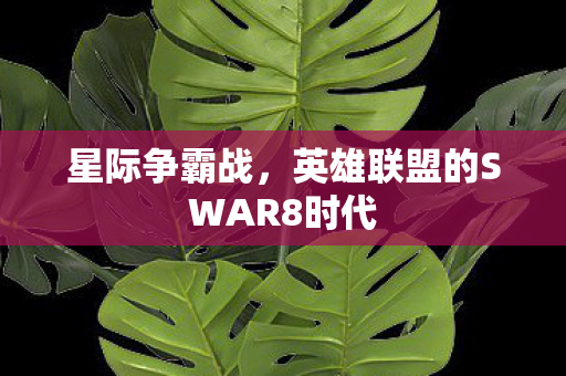 星际争霸战，英雄联盟的SWAR8时代