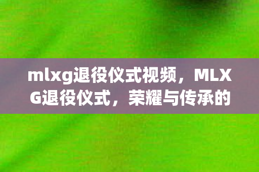 mlxg退役仪式视频，MLXG退役仪式，荣耀与传承的见证