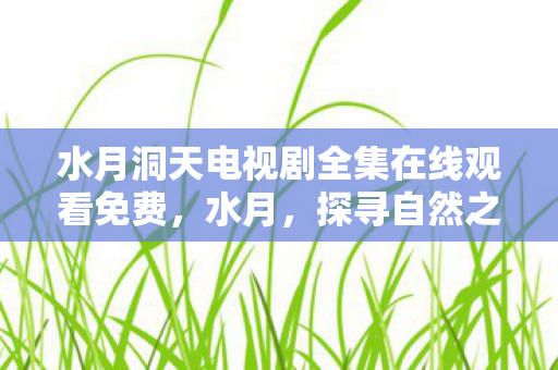 水月洞天电视剧全集在线观看免费，水月，探寻自然之美背后的深层意义