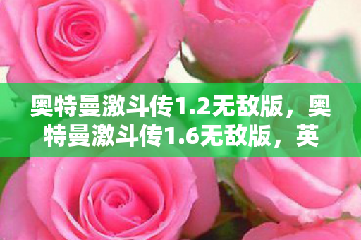 奥特曼激斗传1.2无敌版，奥特曼激斗传1.6无敌版，英雄无敌，战火重燃！