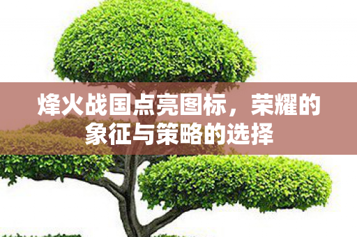 烽火战国点亮图标，荣耀的象征与策略的选择