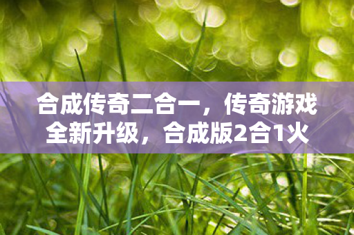 合成传奇二合一，传奇游戏全新升级，合成版2合1火龙版详解