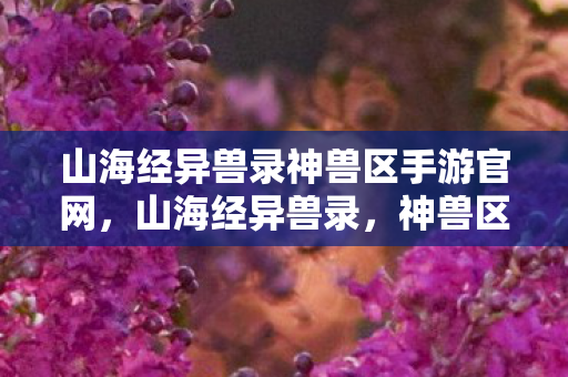 山海经异兽录神兽区手游官网，山海经异兽录，神兽区的奥秘