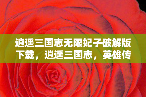 逍遥三国志无限妃子破解版下载，逍遥三国志，英雄传奇与策略智谋的交融