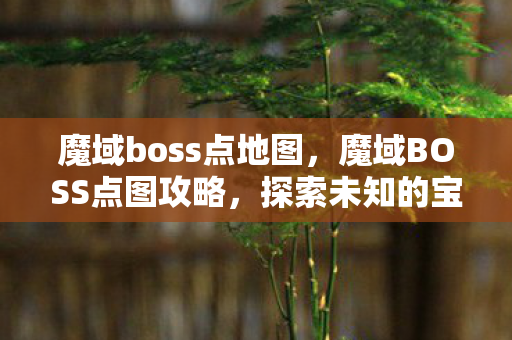 魔域boss点地图，魔域BOSS点图攻略，探索未知的宝藏世界