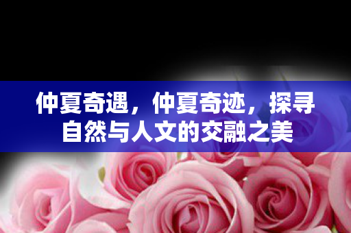 仲夏奇遇，仲夏奇迹，探寻自然与人文的交融之美