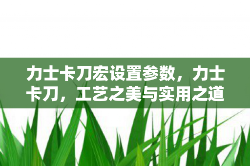 力士卡刀宏设置参数，力士卡刀，工艺之美与实用之道的完美结合