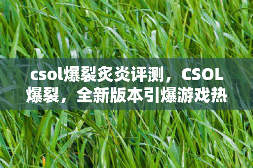 csol爆裂炙炎评测，CSOL爆裂，全新版本引爆游戏热潮