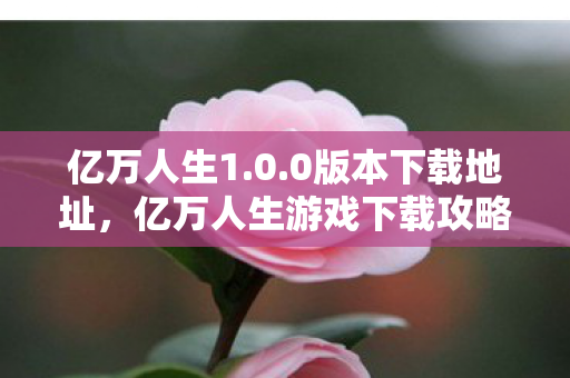 亿万人生1.0.0版本下载地址，亿万人生游戏下载攻略及体验分享